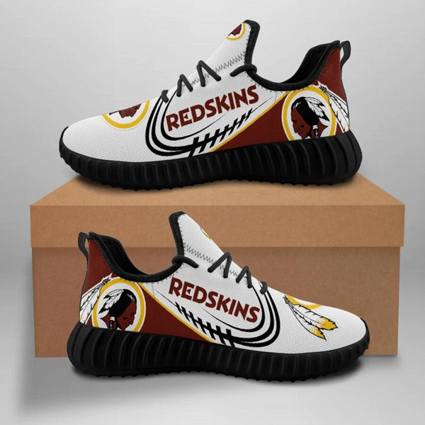Women's Washington Redskins Mesh Knit Sneakers/Shoes 001